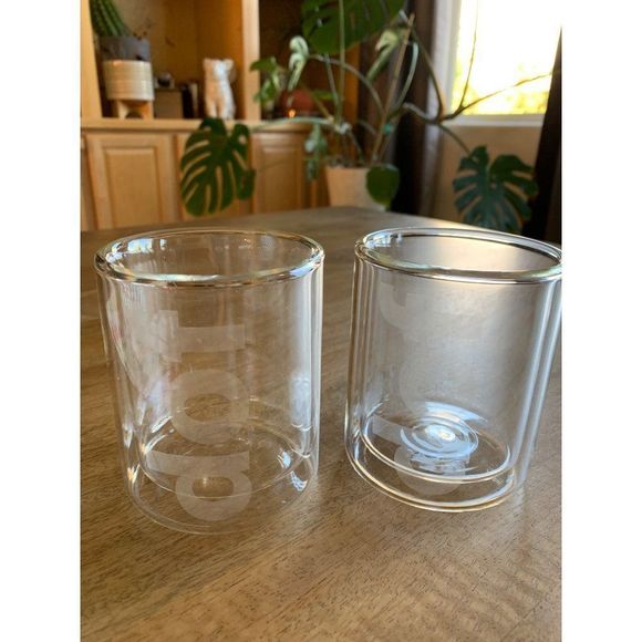 Set of 2 DOF Glasses Cocktail Insulated Double Old Fashioned 11 oz 3534 - Picture 1 of 11